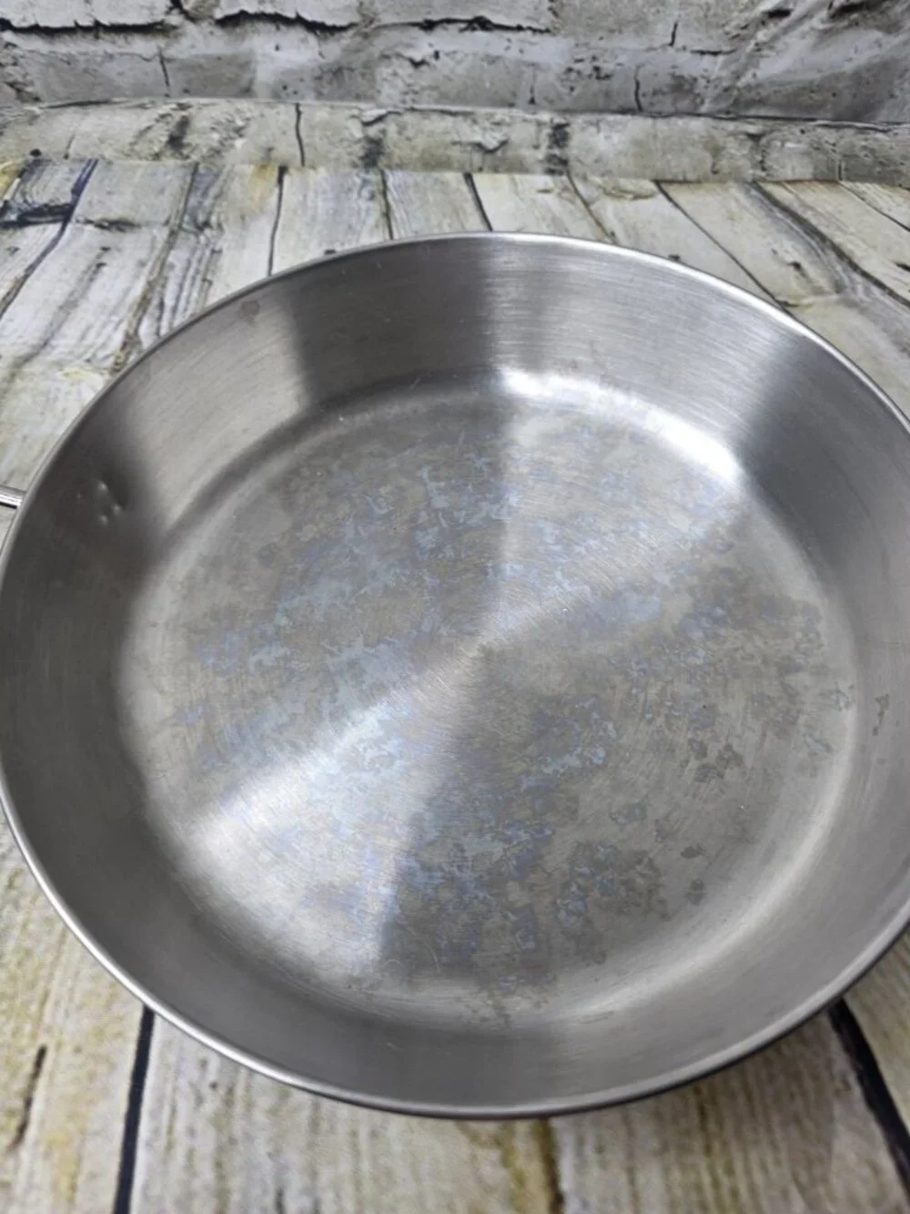 Revere Ware 1801 9-Inch Stainless Steel Fry Pan Skillet Copper Stainless Steel